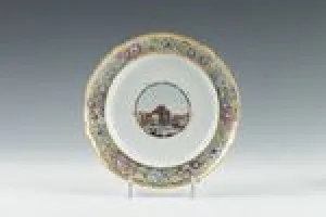 PLATE FROM THE CABINET SERVICE, ONE OF EIGHT