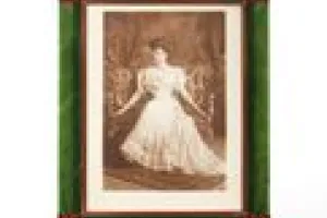 FRAME WITH PHOTOGRAPH OF MARJORIE MERRIWEATHER POST
