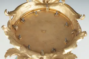 LARGE BOWL WITH GILT BRONZE MOUNTS