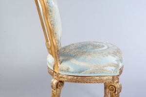 CHAIR FROM A FURNITURE SUITE, ONE OF FOUR