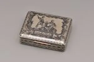 SNUFFBOX WITH THE PROPOSED MONUMENT TO MININ AND POZHARSKII