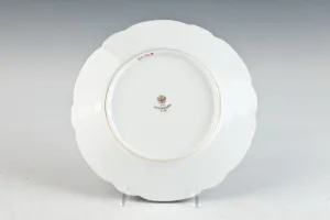 PLATE FROM A SERVICE WITH MONOGRAMS OF GRAND DUKE SERGE AND ELIZABETH, ONE OF 11