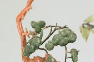 JARDINIERE WITH WINTER GARDEN (ONE OF TWO)