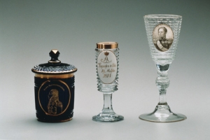 GOBLET WITH PORTRAITS OF ALEXANDER I AND BARCLAY DE TOLLY
