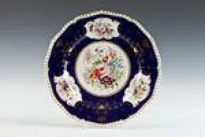 PLATE FROM A DINNER SERVICE, ONE OF 14