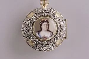 WATCH WITH MINIATURE PORTRAIT OF CATHERINE I