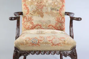 ARMCHAIR, ONE OF TWO