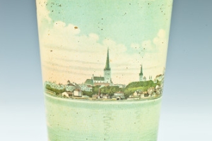 CUP (STOPA) COMMEMORATING THE 200TH ANNIVERSARY OF THE CONQUEST OF SWEDISH TERRITORIES IN ESTONIA AND LIVONIA BY PETER THE GREAT