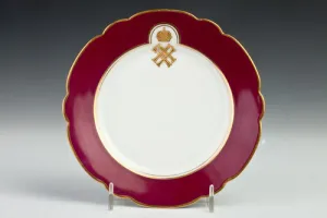 BUTTER PLATE, ONE OF TWO