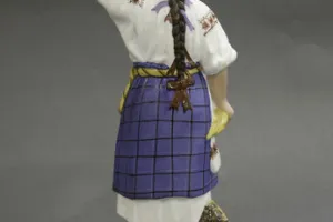 YOUNG WOMAN WITH ROSES