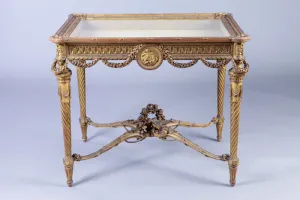 TABLE VITRINE