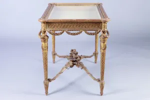 TABLE VITRINE