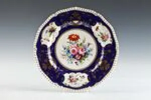 PLATE FROM A DINNER SERVICE, ONE OF 14