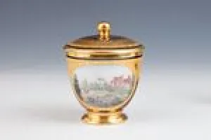 CUP FROM TEA AND COFFEE SERVICE, ONE OF TWO