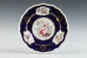 PLATE FROM A DINNER SERVICE