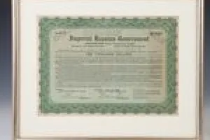 ONE THOUSAND DOLLAR BOND CERTIFICATE