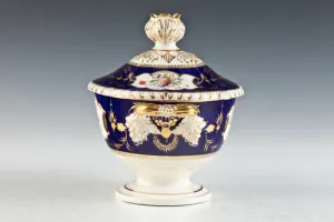 ROUND TUREEN FROM A DINNER SERVICE