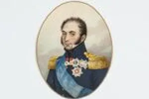 COUNT PIERRE LOUIS AUGUSTE DE LA FERRONNAYS FROM THE MIDDLETON WATERCOLOR ALBUM