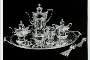 SPOON FROM A TEA AND COFFEE SERVICE, ONE OF TWELVE