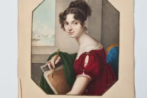 COUNTESS TEKLA VON LUDOLF, NÉE WEYSSENHOFF, FROM THE MIDDLETON WATERCOLOR ALBUM