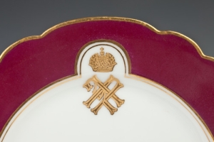 BUTTER PLATE, ONE OF TWO