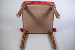SQUARE STOOL, ONE OF TWO