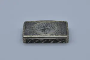 SNUFFBOX WITH AN ALLEGORICAL FIGURE
