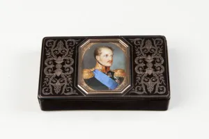 BOX WITH MINIATURE PORTRAIT OF NICHOLAS I
