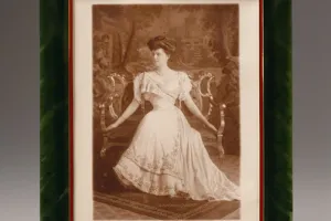 FRAME WITH PHOTOGRAPH OF MARJORIE MERRIWEATHER POST