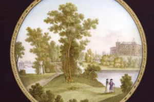 TRAY FROM A TEA AND COFFEE SERVICE