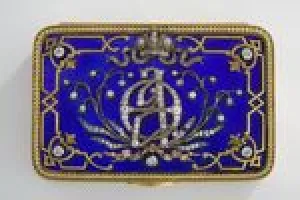 PRESENTATION BOX WITH CIPHER OF ALEXANDRA FEDOROVNA