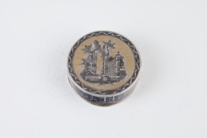 DIVIDED OVAL SNUFFBOX WITH FALCONET'S MONUMENT TO PETER THE GREAT