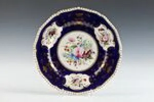 PLATE FROM A DINNER SERVICE, ONE OF 14