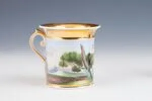CUP FROM A TEA AND COFFEE SERVICE, ONE OF SIX