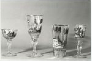 MILK GLASS (ONE OF 12)