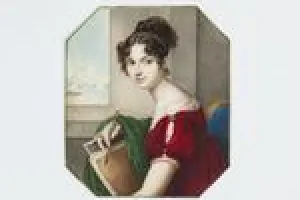 COUNTESS TEKLA VON LUDOLF, NÉE WEYSSENHOFF, FROM THE MIDDLETON WATERCOLOR ALBUM