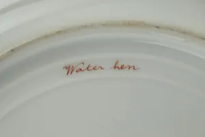 BIRD PLATE, ONE OF 12