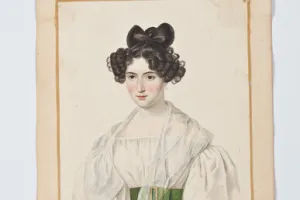 COUNTESS PAULINE DE LA FERRONNAYS FROM THE MIDDLETON WATERCOLOR ALBUM