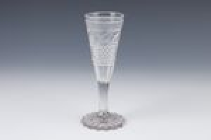CHAMPAGNE FLUTE FROM THE COUNTRY SERVICE (ONE OF 11)