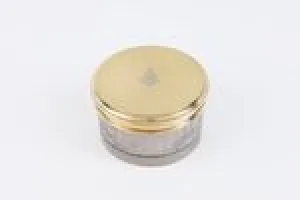 ROUND BOX FROM A DRESSING TABLE SET