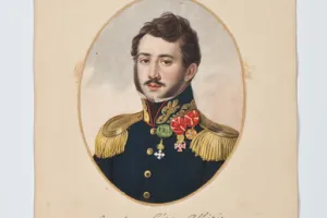 MARQUIS CESARE ALFIERI DI SOSTEGNO FROM THE MIDDLETON WATERCOLOR ALBUM