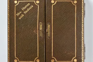 FRAME WITH MINIATURE OF MARJORIE MERRIWEATHER POST AND HER DAUGHTER, NEDENIA HUTTON