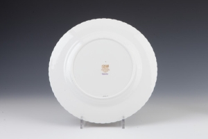 LARGE PLATE FROM THE VIOLET SERVICE, ONE OF 13