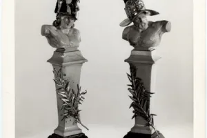 FIGURINE OF A WARRIOR (ONE OF TWO)