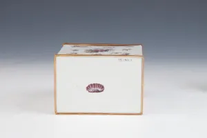 TEA CADDY FROM A TEA CASKET (ONE OF TWO)