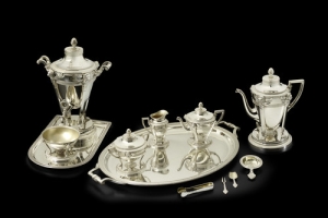 LARGE TRAY FROM A TEA AND COFFEE SERVICE