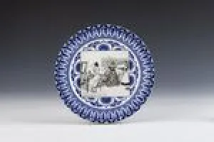 PLATE FROM THE GIBSON GIRL SERVICE
