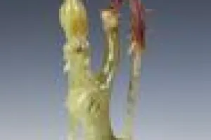 FIGURINE OF TWO BIRDS (ONE OF TWO)