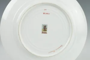 BIRD PLATE, ONE OF 12