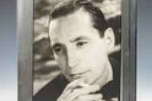 FRAME WITH PHOTOGRAPH OF LEON BARZIN